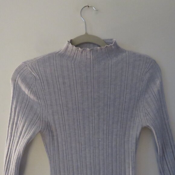 ANTHROPOLOGIE DAILY PRACTICE Textured Column Sweater Dress in Heathered Gray XXS - Picture 5 of 16